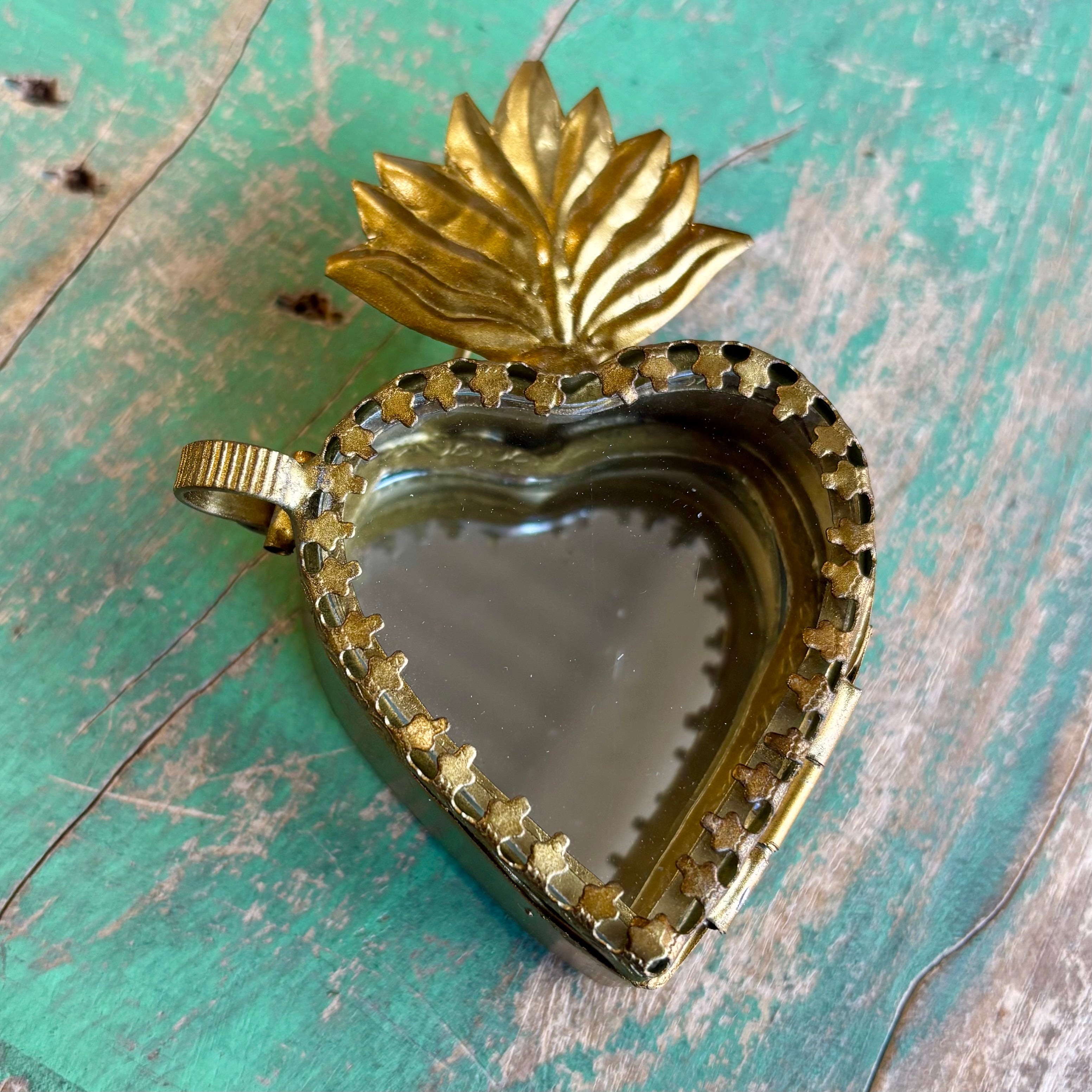 Glass Sacred Heart Boxes