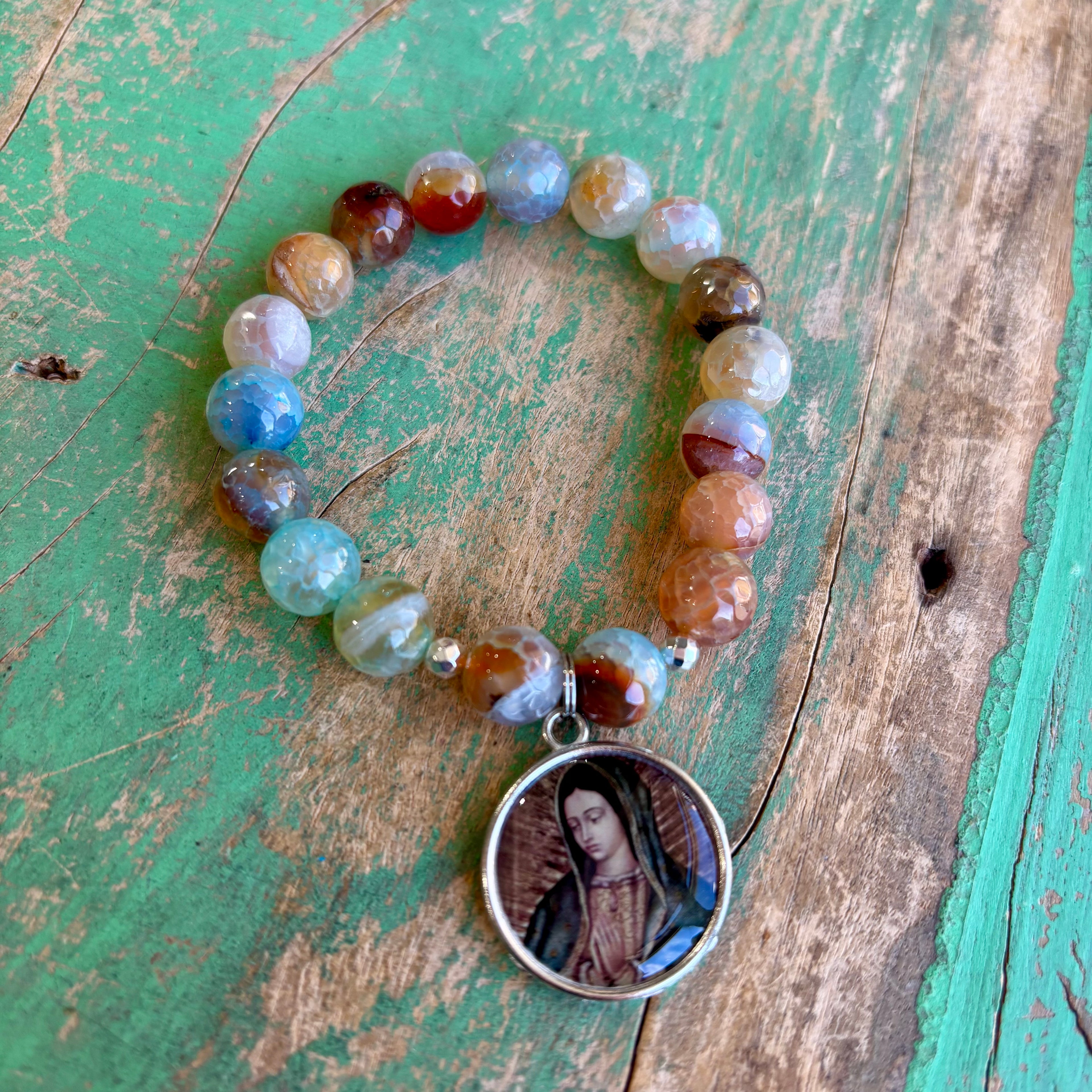 Round OLG Agate Bracelet