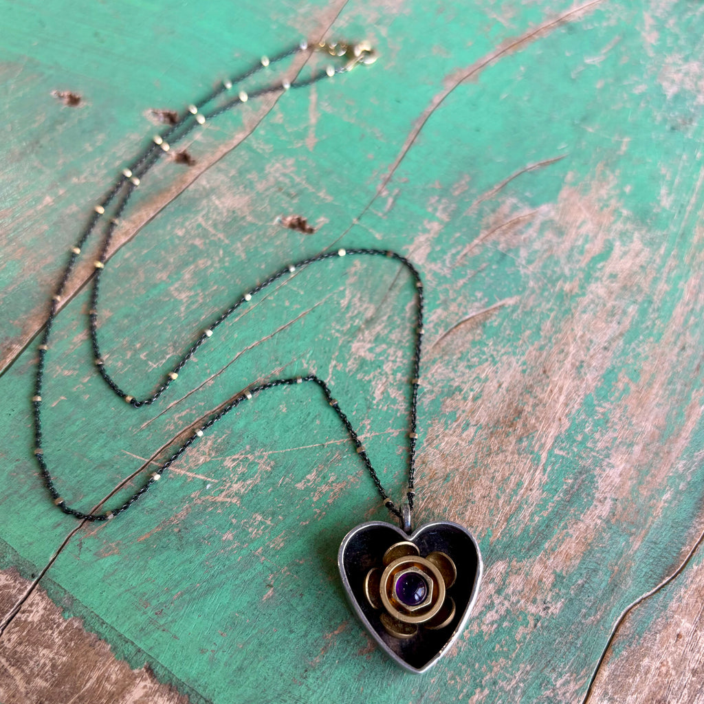Blooming Heart Necklace