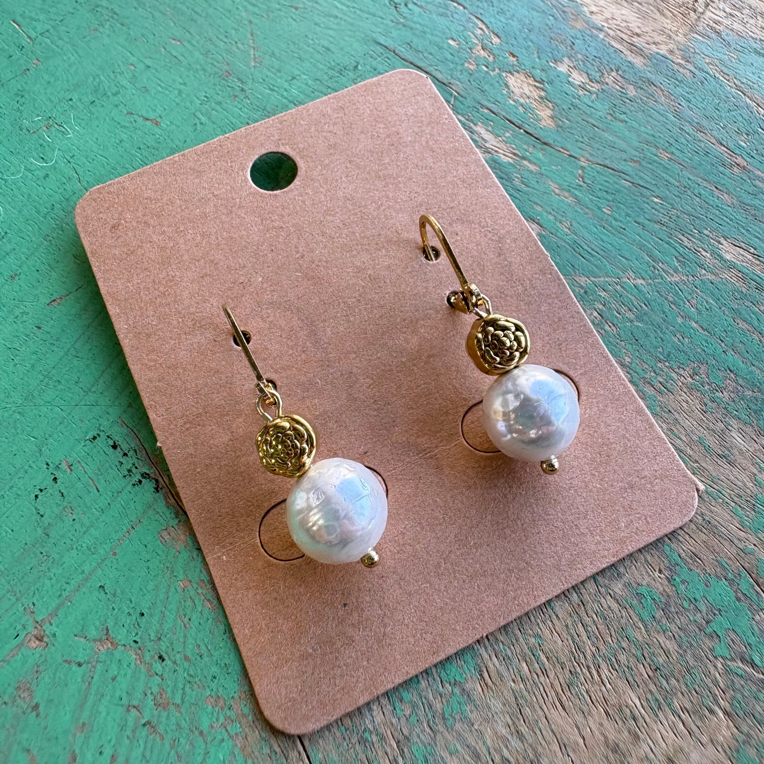 Mystical Rose Pearl Bracelet Or Earrings