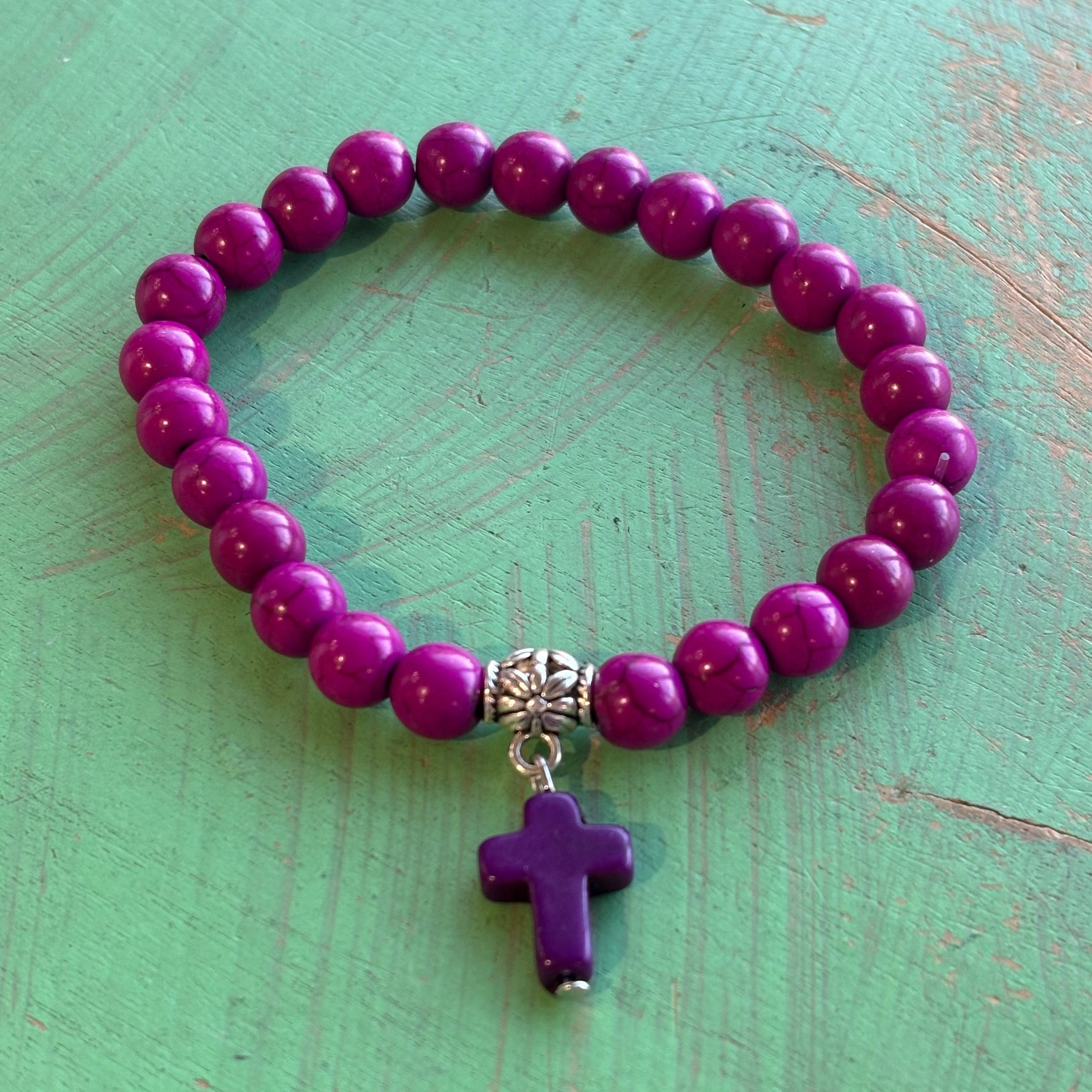 Dangle Cross Faith Bracelet