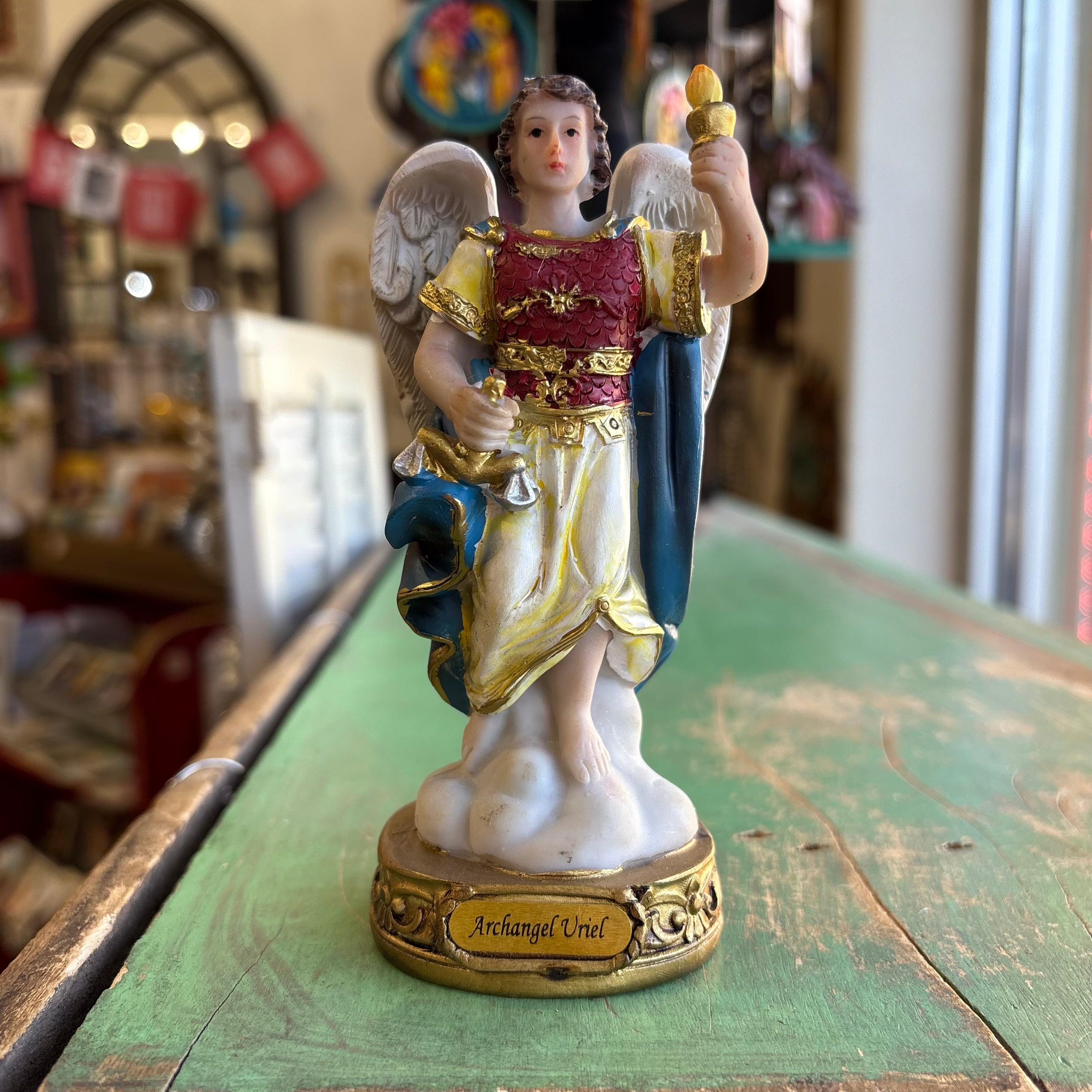 5" Guardian Angel 7 Piece Statue Set