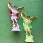 St. Michael the Archangel Magnetic Mini Statue – 5” | Full Color or Glow-in-the-Dark