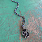 Lavender Cross Necklace