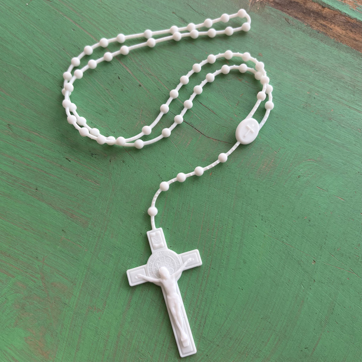 24” Colorful Silicone St. Benedict Rosary – Lightweight &amp; Durable