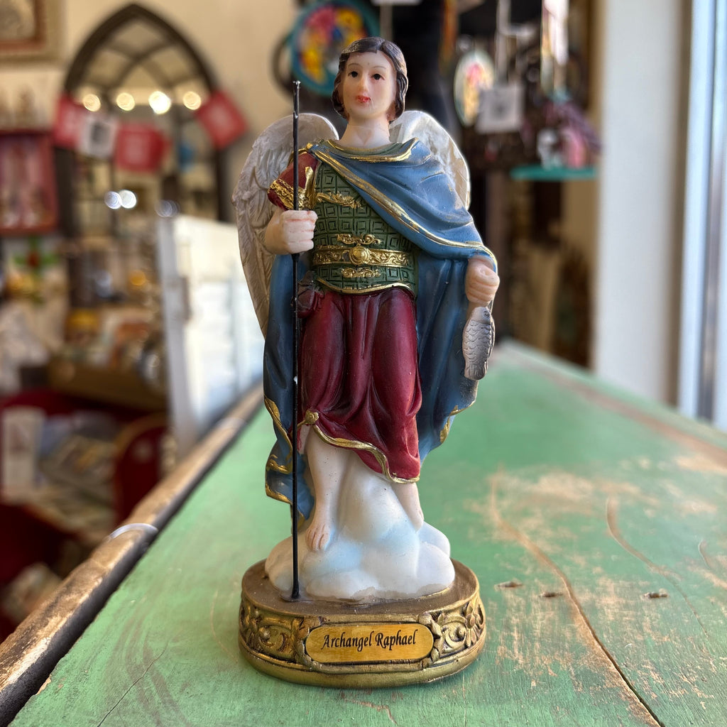 5" Guardian Angel 7 Piece Statue Set