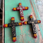 Milagros Flames Cross