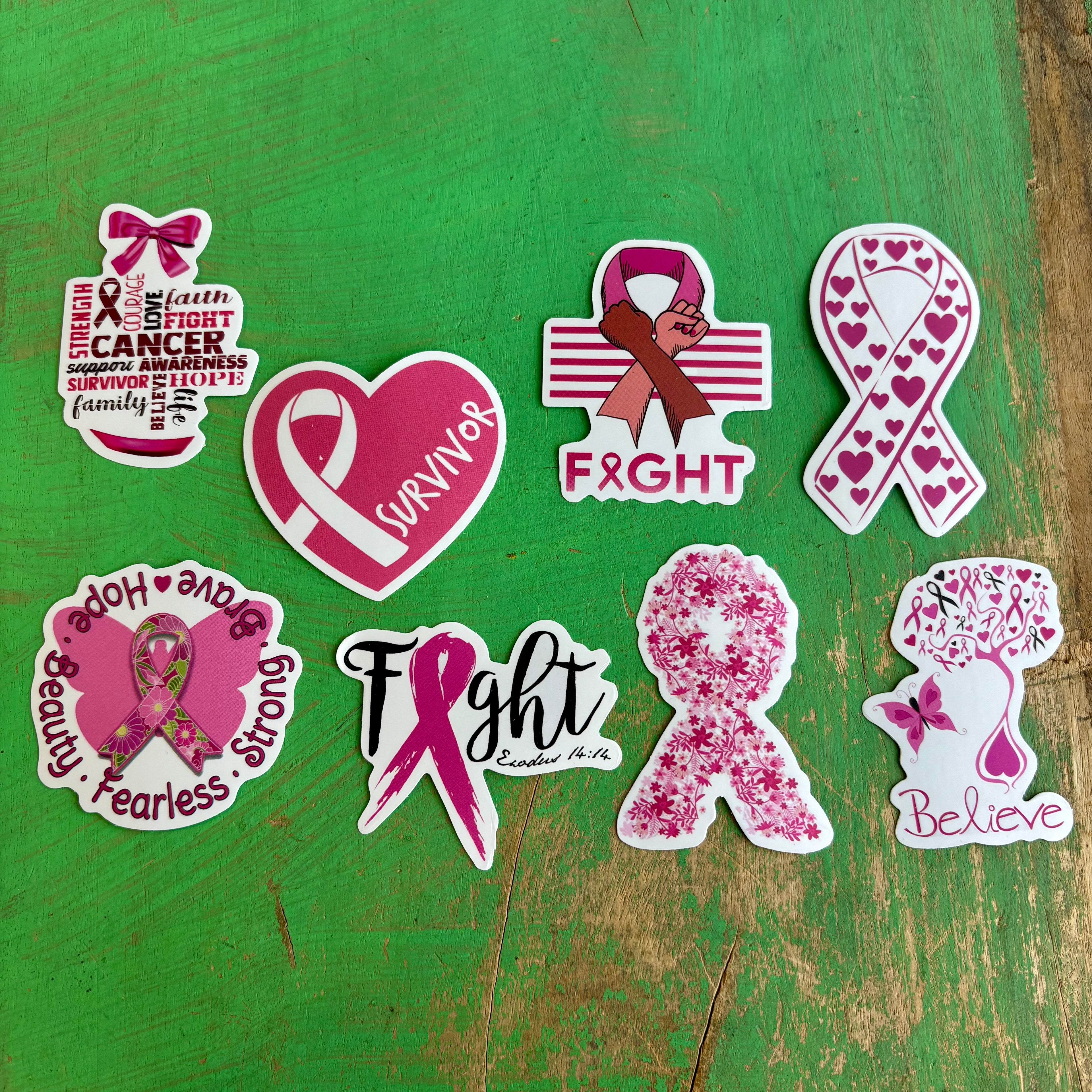 Breast Cancer Awareness Faith Stickers
