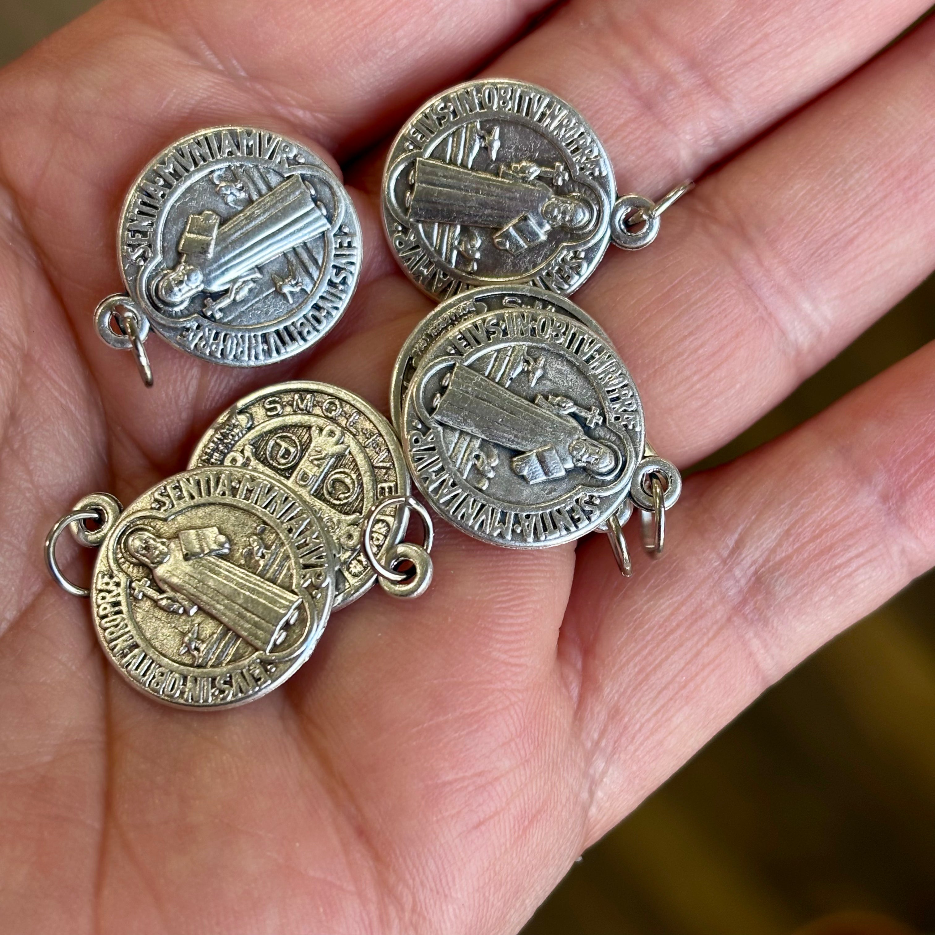 Italian St Benedict Protection 3/4" Medals