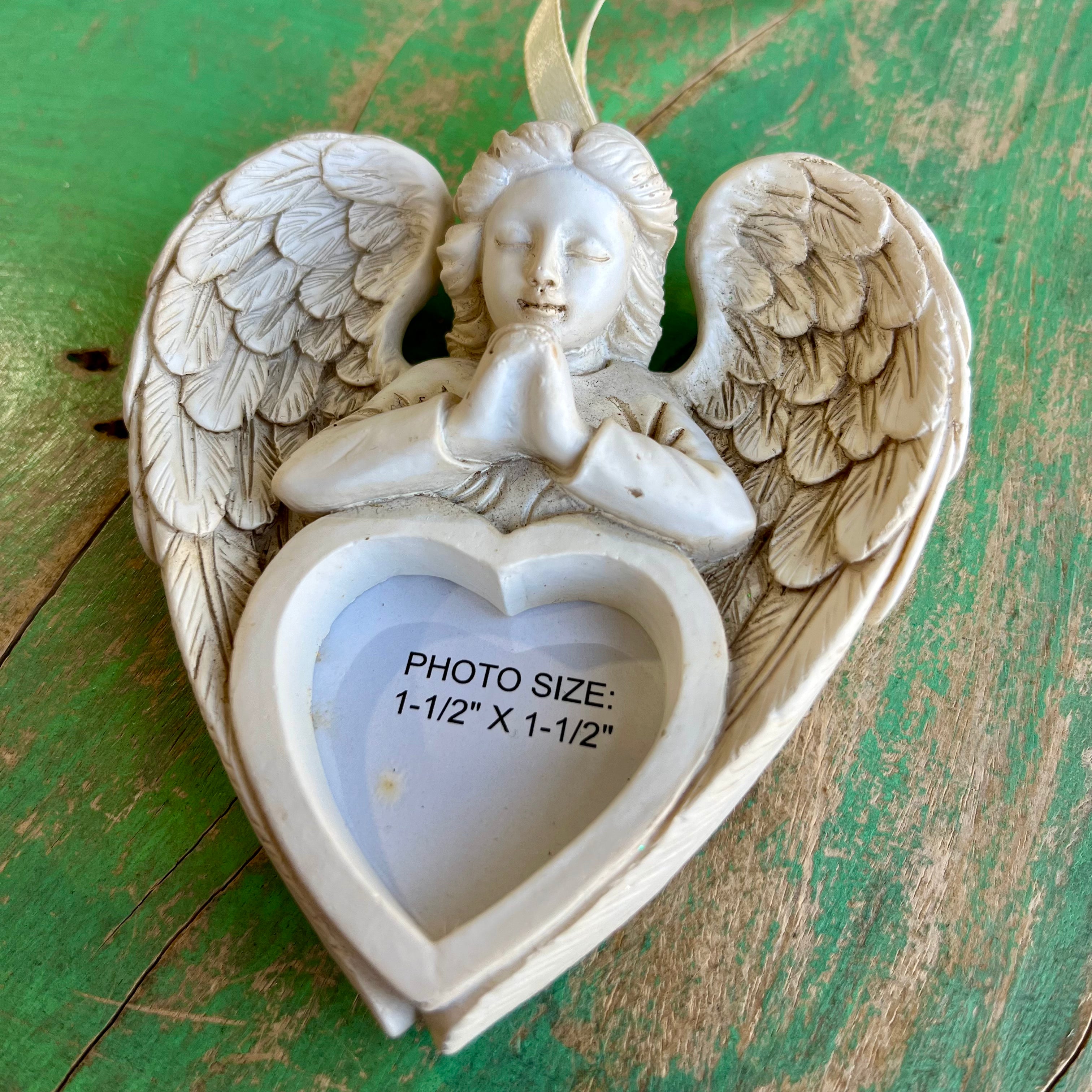 Remember Me Angel Ornament Picture Frame