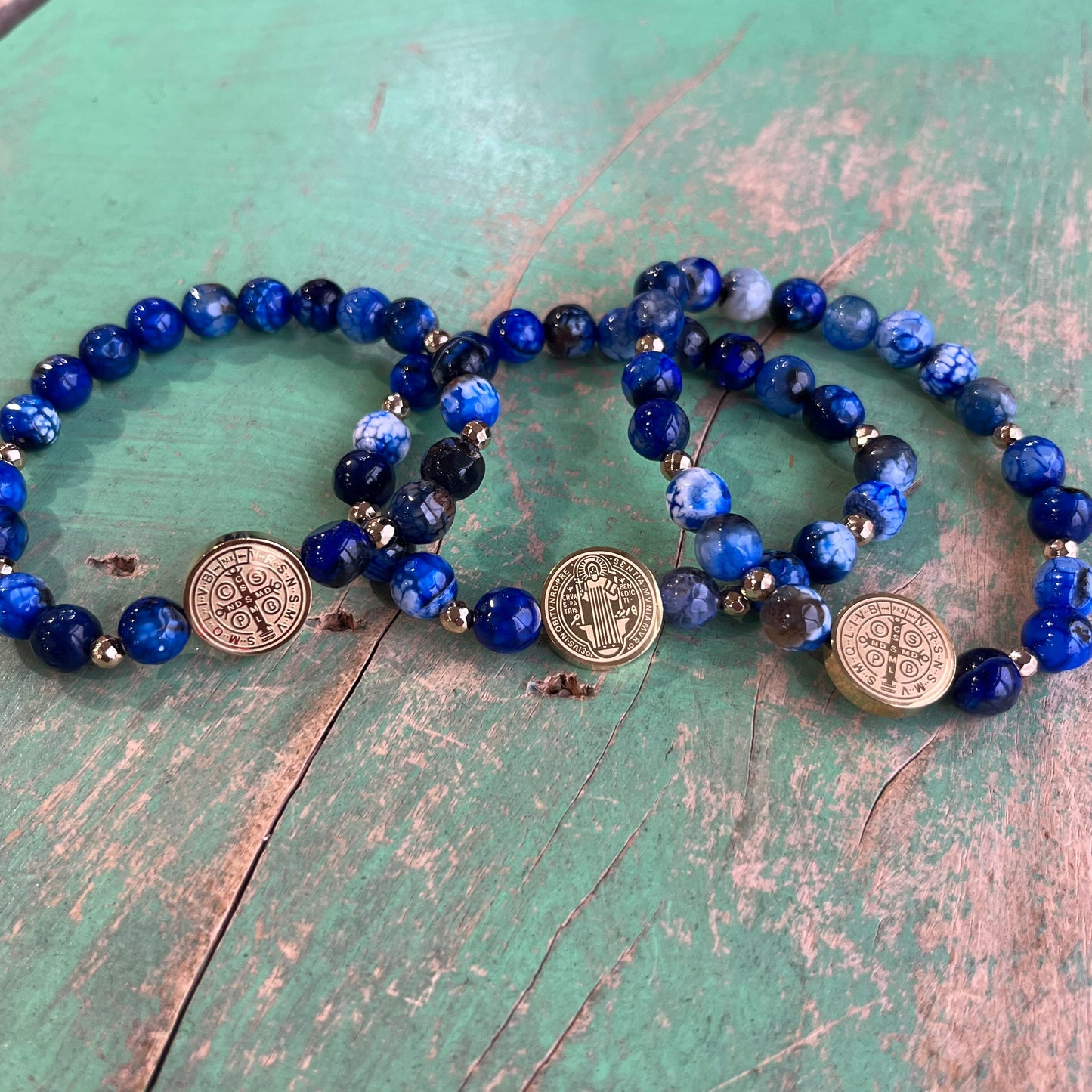 Bright St. Benedict Gold Bracelet