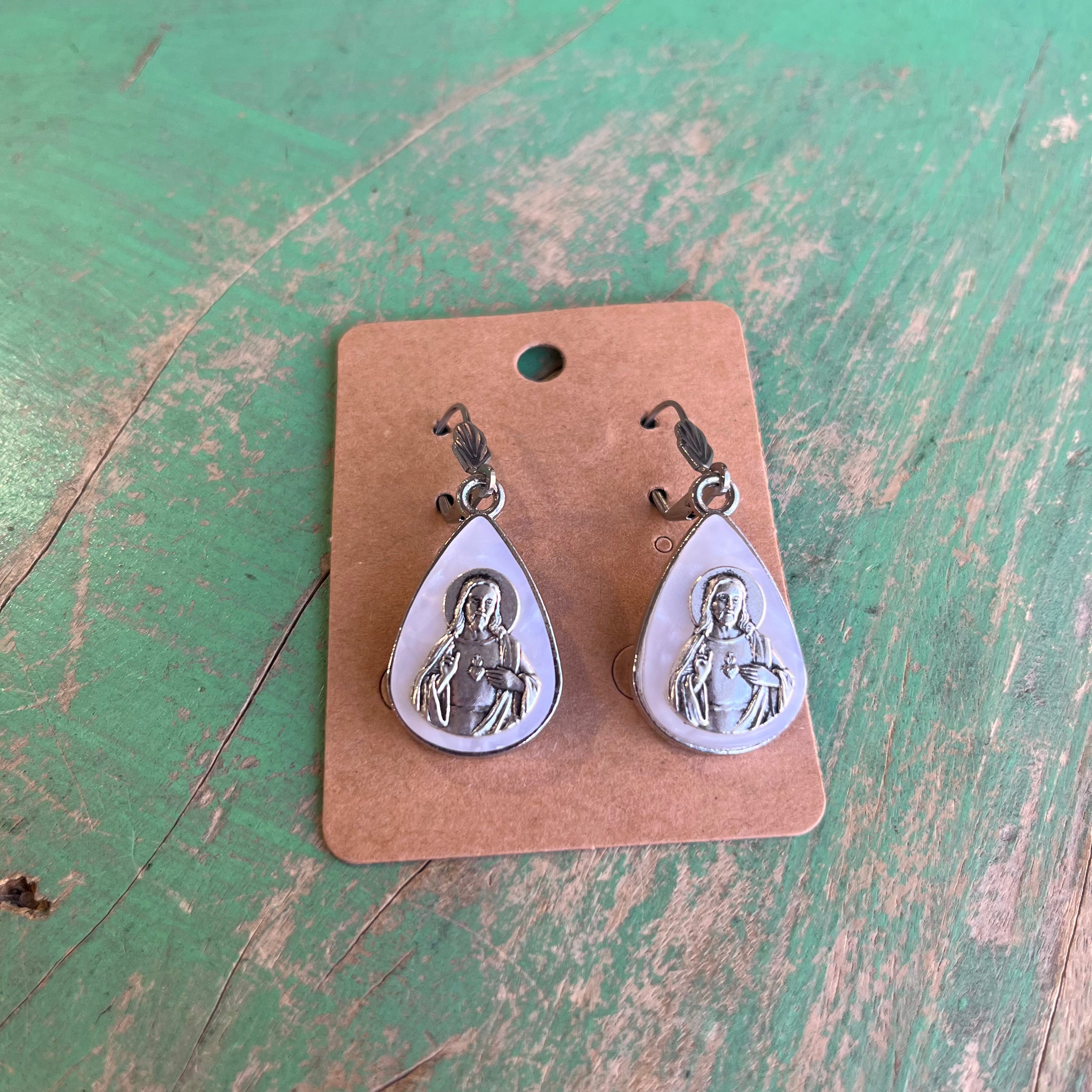 Elegant Saint Bracelets and Earrings