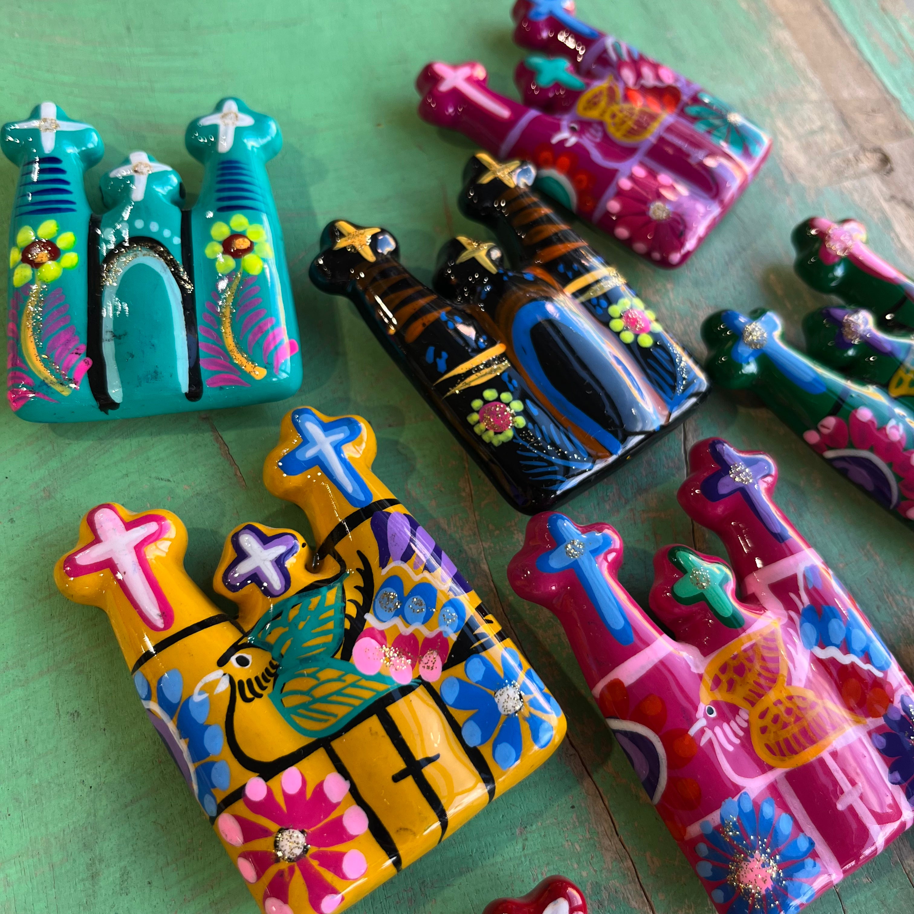 Ceramic Church Magnets