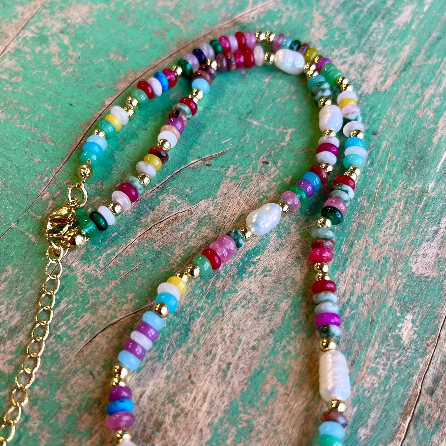 Colorful Little Beaded Necklace