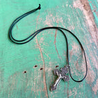 Pardon Cross Cord Necklace