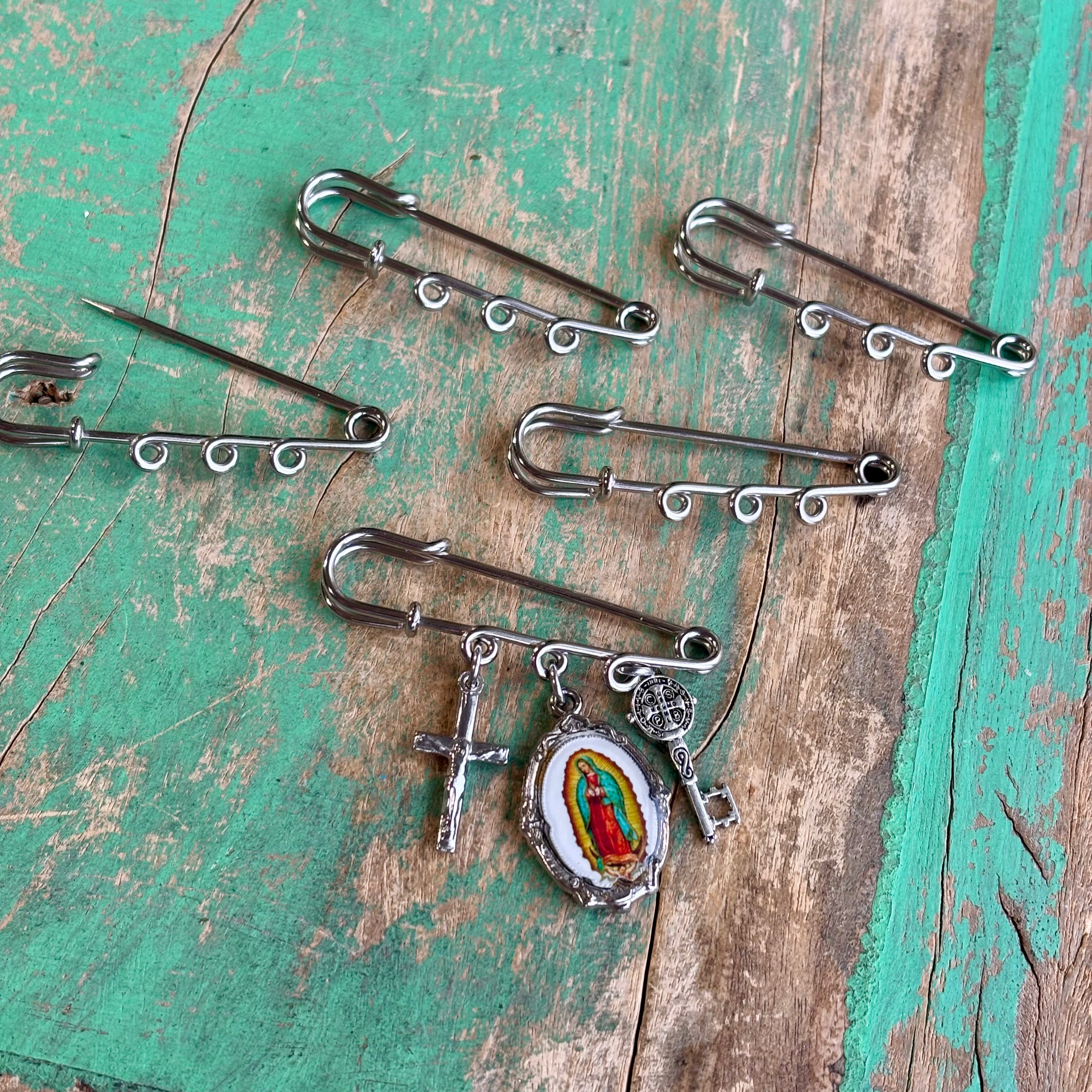 Charm Safety Pin