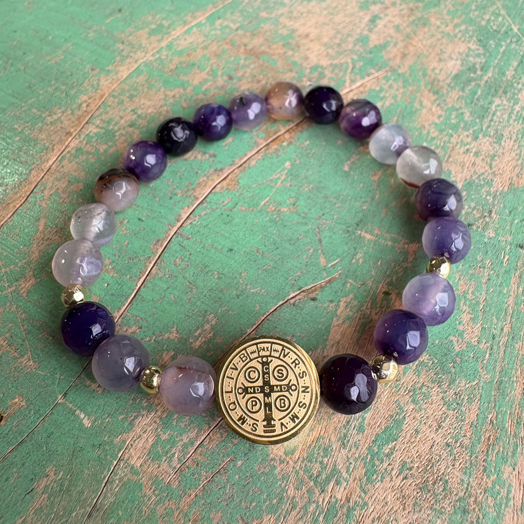 Bright St. Benedict Gold Bracelet