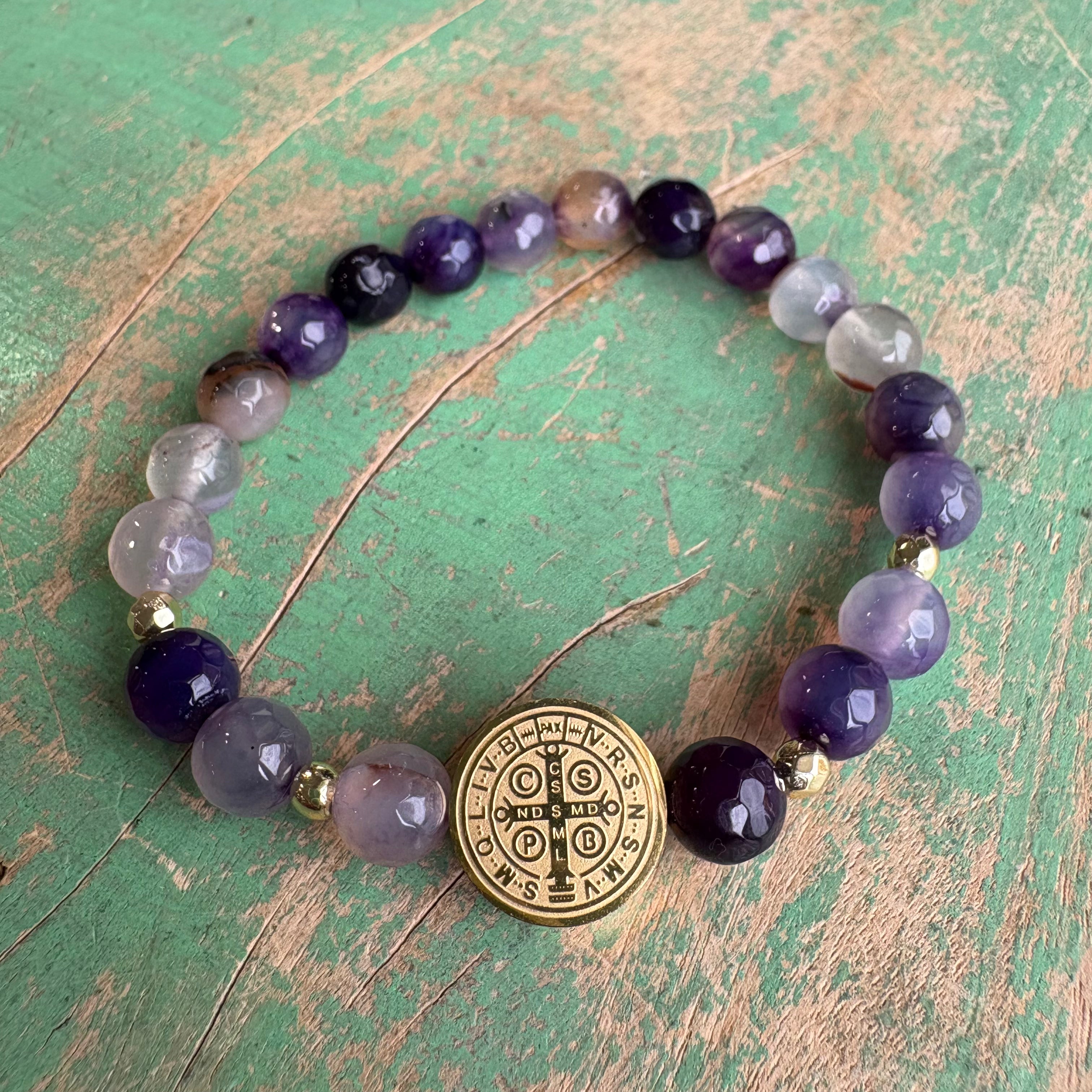 Bright St. Benedict Gold Bracelet