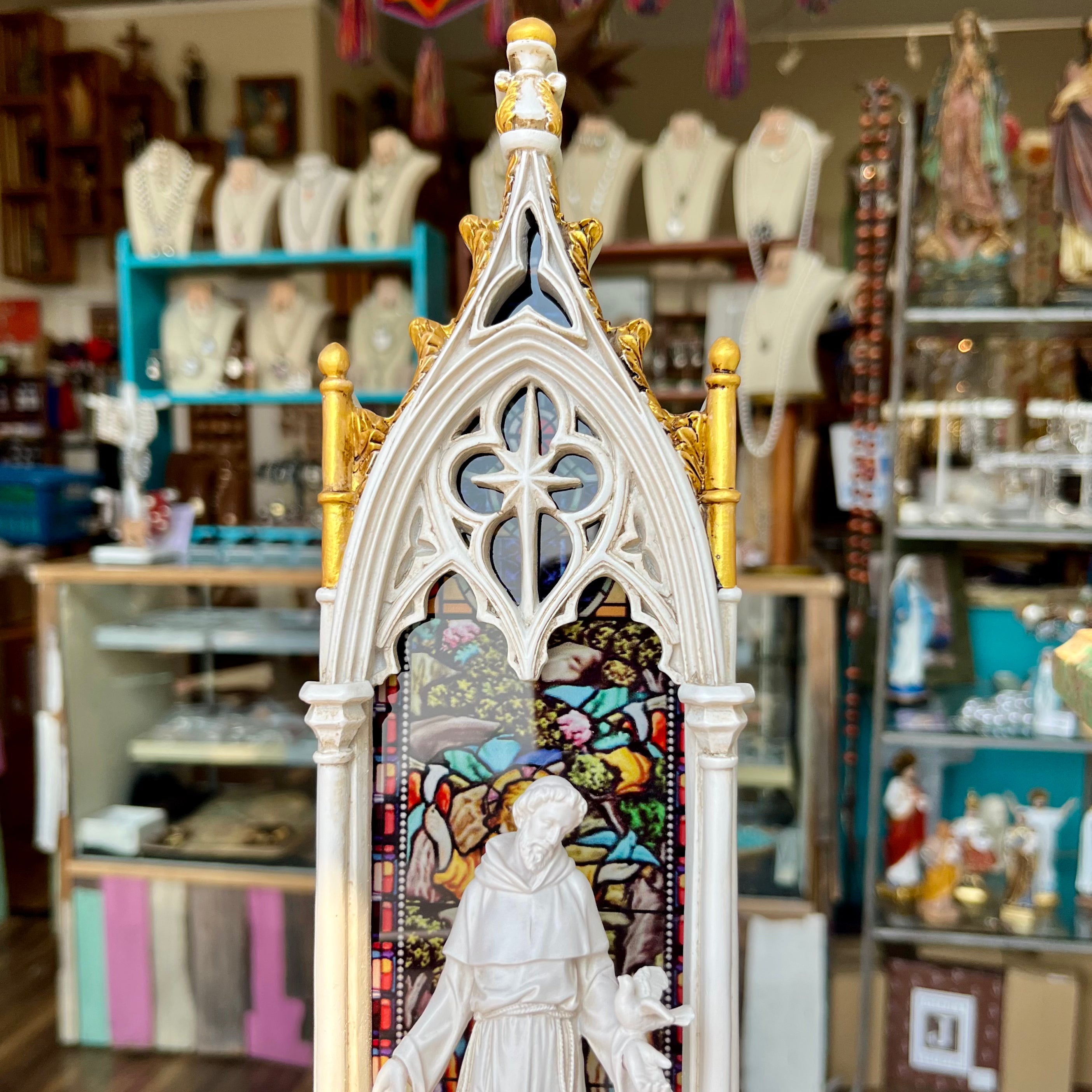 LED 11.75" St Francis Arch Window