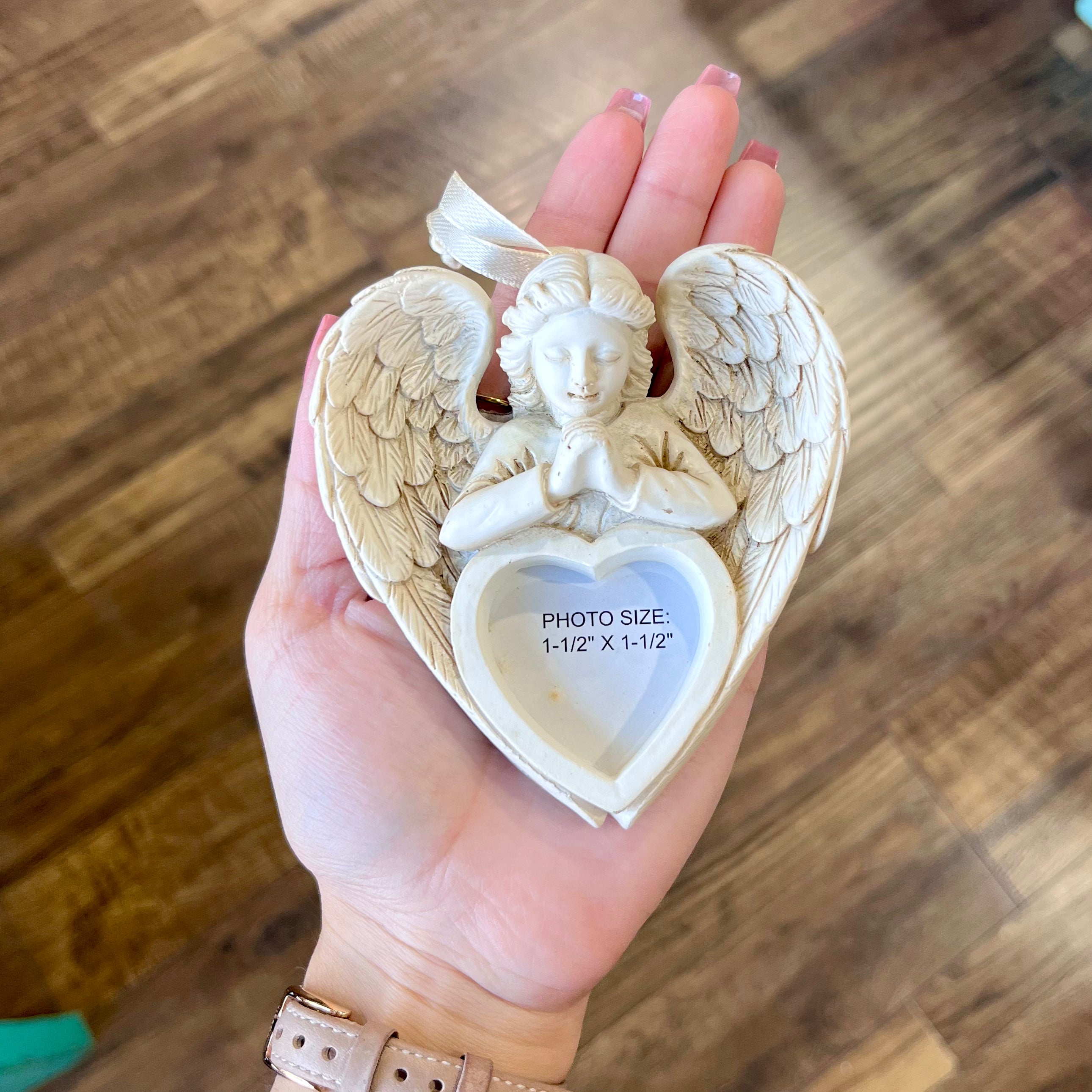 Remember Me Angel Ornament Picture Frame