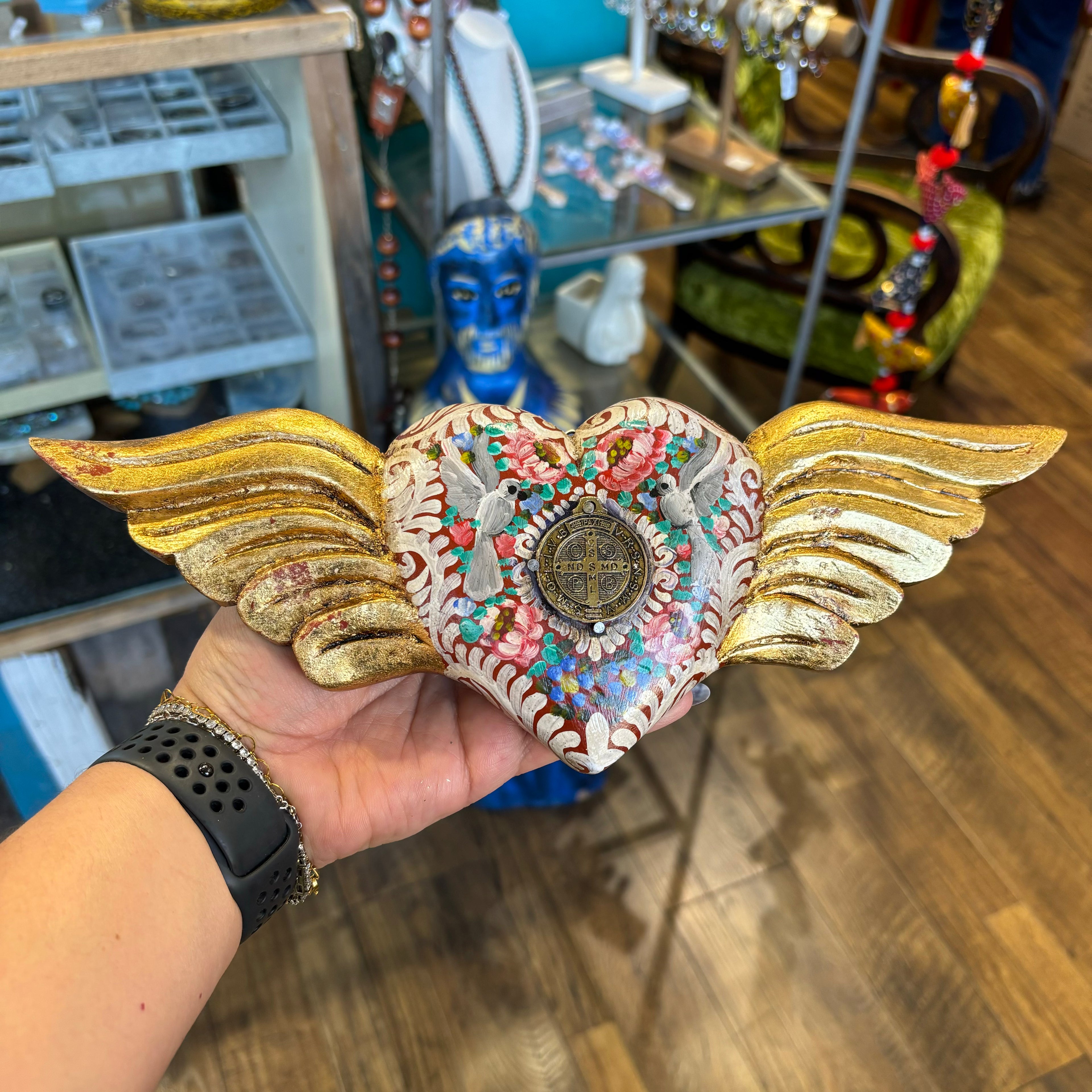 Paloma Milagros Corazon with Wings