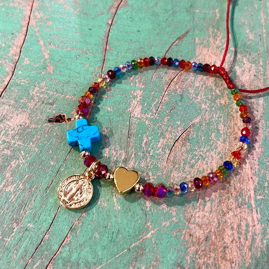 Confetti St Benedict Adjustable Bracelet