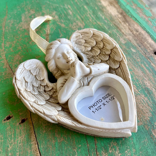 Remember Me Angel Ornament Picture Frame