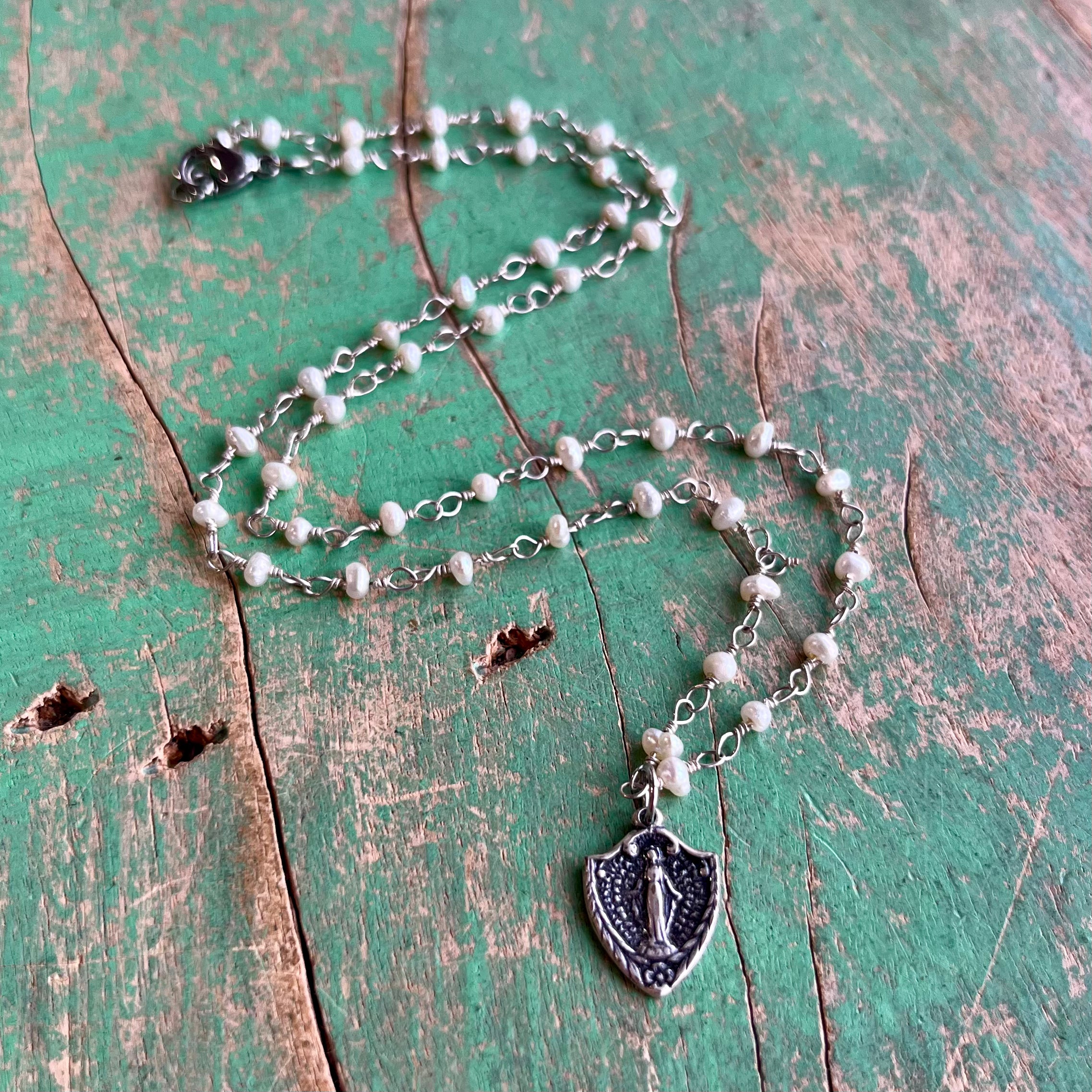 Shield Miraculous Medal Set