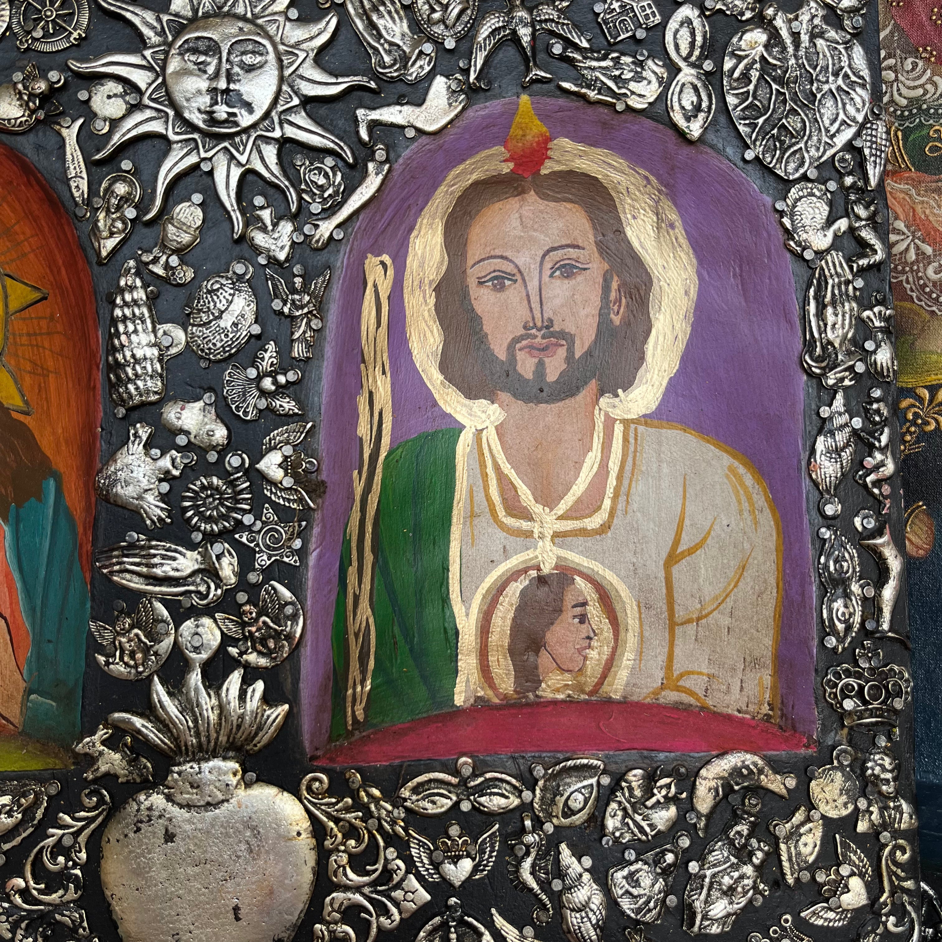 Four Nichos Milagros Retablo