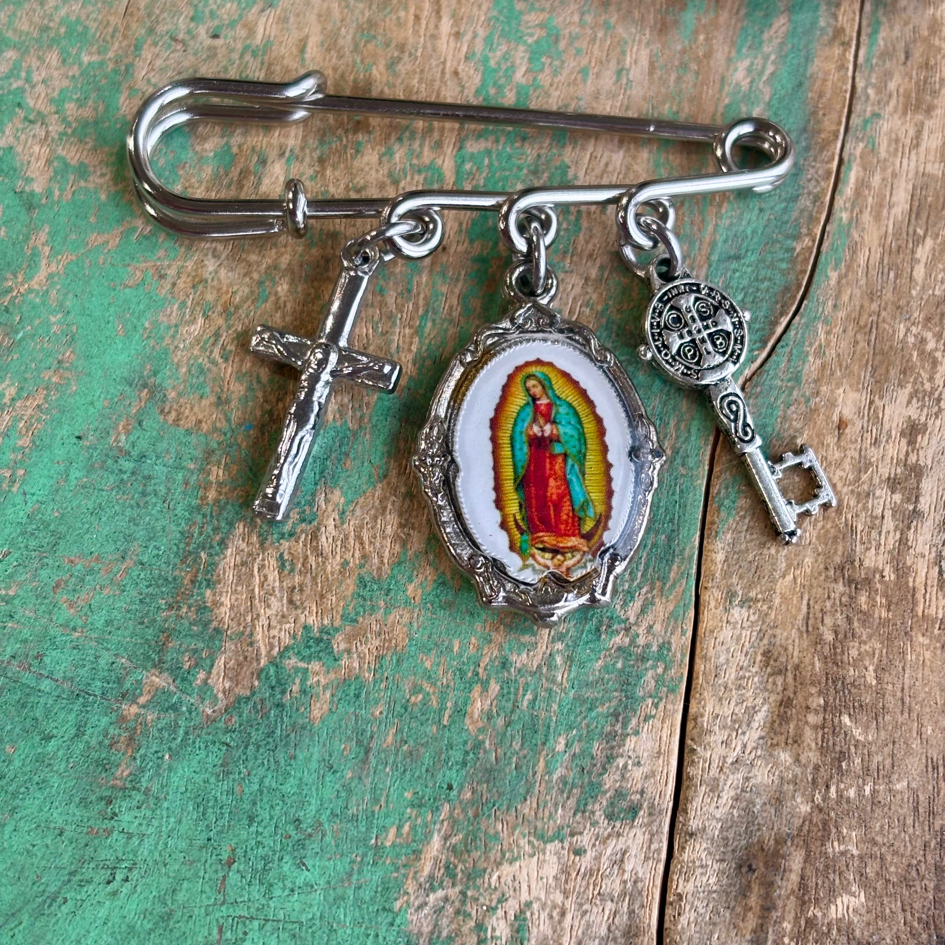 Charm Safety Pin