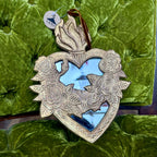 Discontinued Tin Immaculate Heart of Mary Mirror