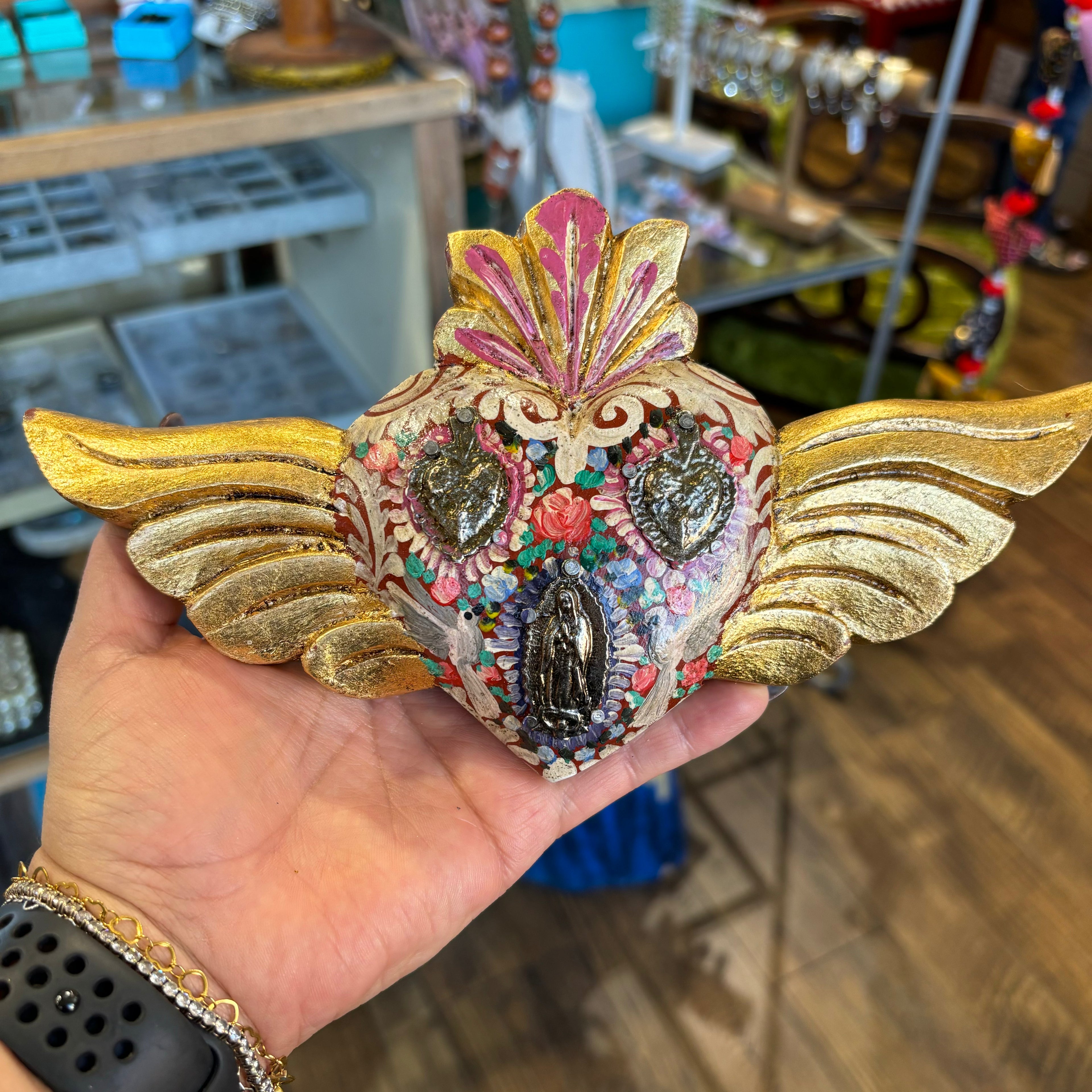 Paloma Milagros Corazon with Wings