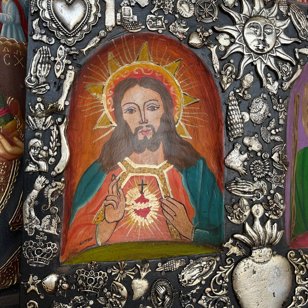 Four Nichos Milagros Retablo