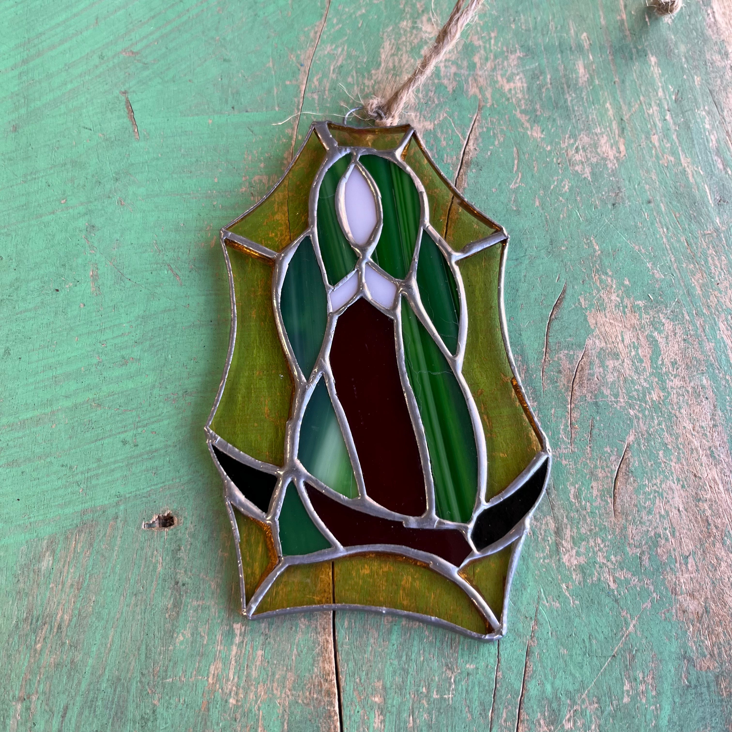 Our Lady of Guadalupe Stained Glass Ornament