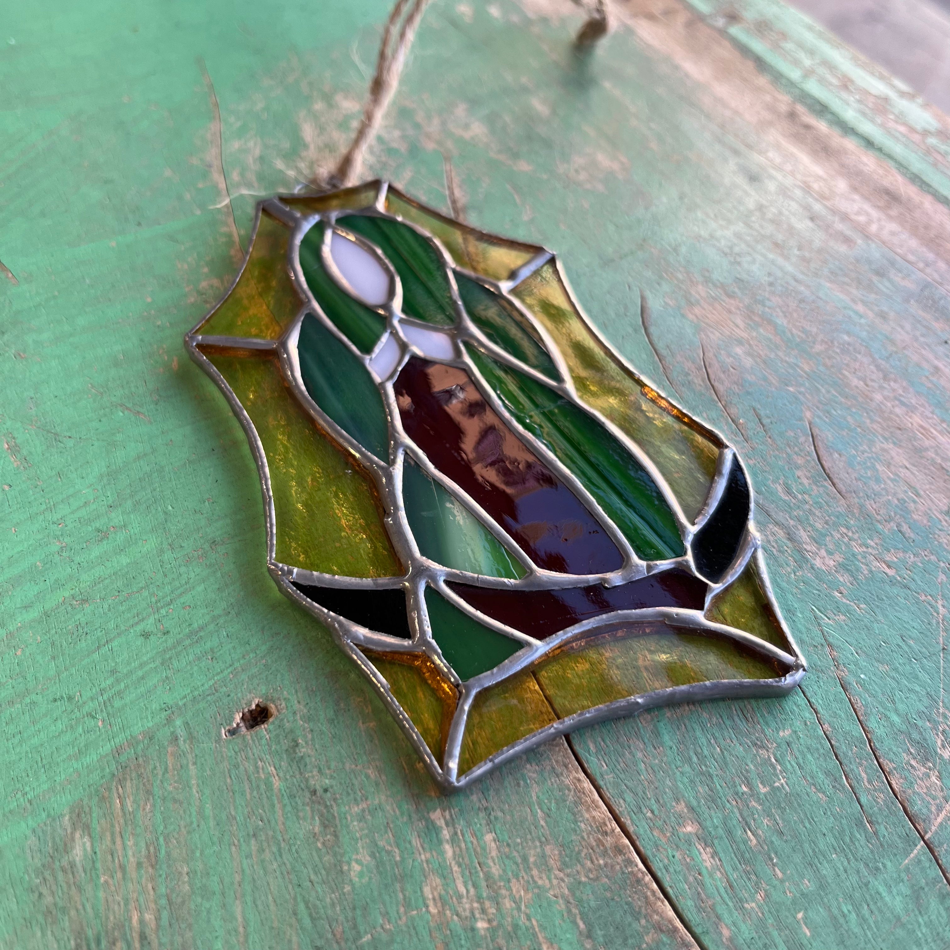 Our Lady of Guadalupe Stained Glass Ornament