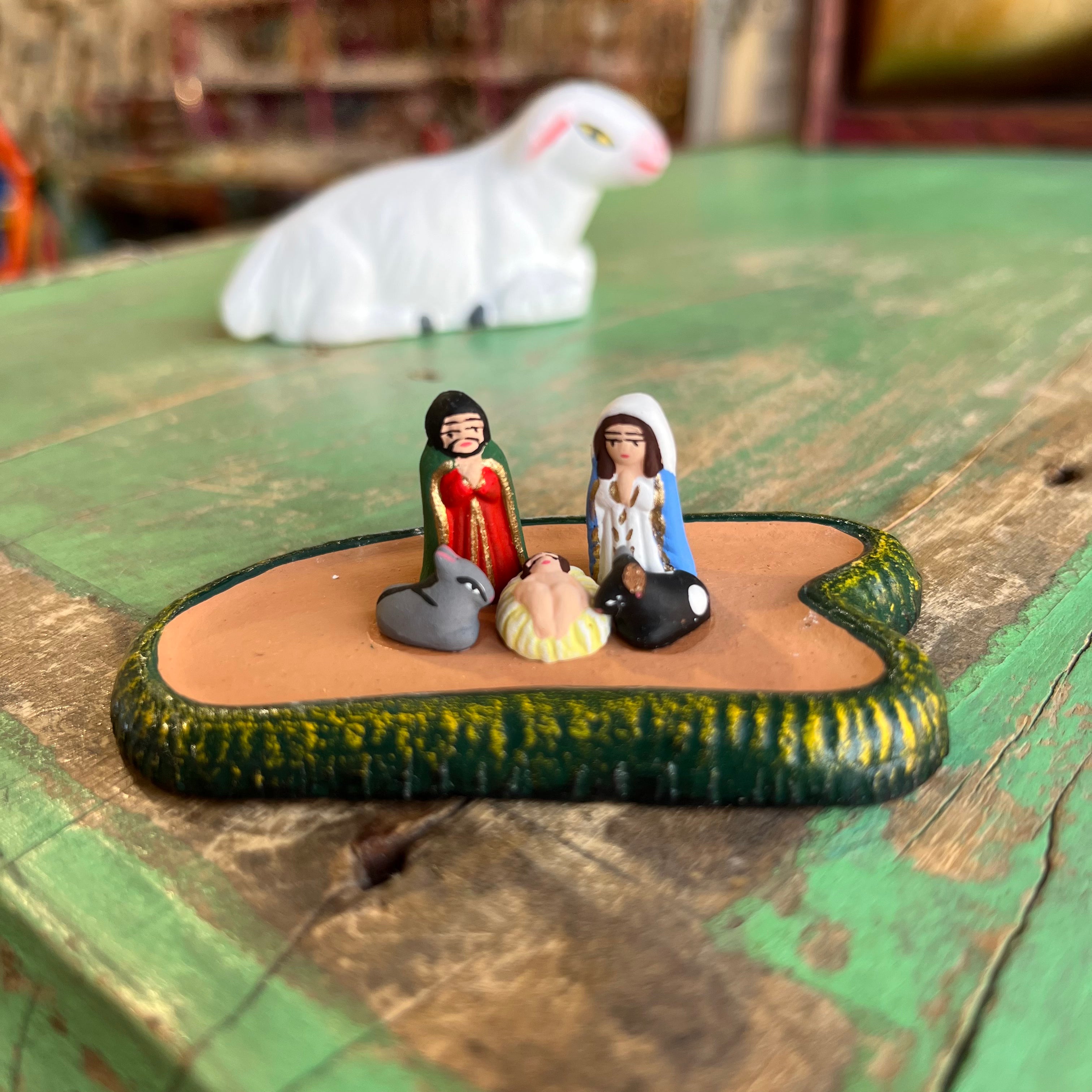 Surprise Mini Nativity Under Lamb Cover
