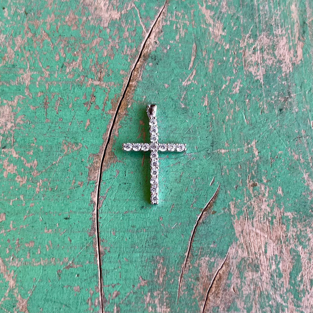 Sterling Silver Shining Cross Pendant