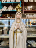 21" Our Lady of Fatima Vintage Inspired Statue