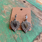 Fancy Sacred Heart Earrings