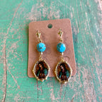 Beautiful Beaded OLG Necklace and Earrings Set