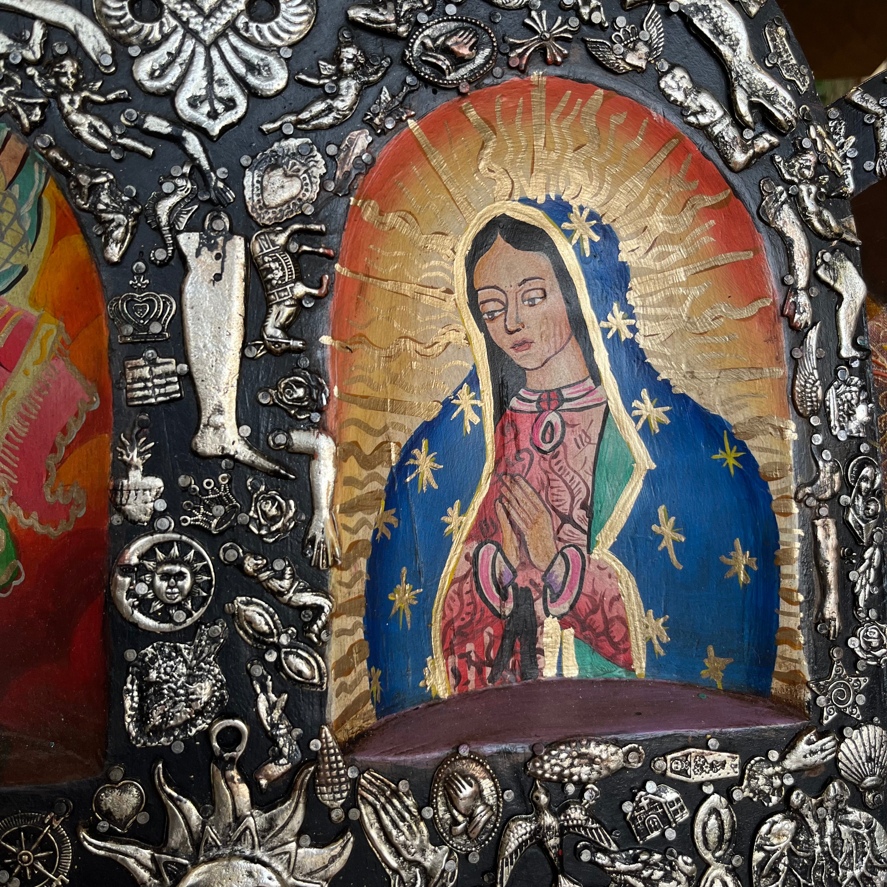 Four Nichos Milagros Retablo