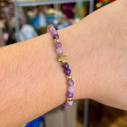 Lepidolite Faith Bracelet