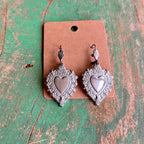 Fancy Sacred Heart Earrings