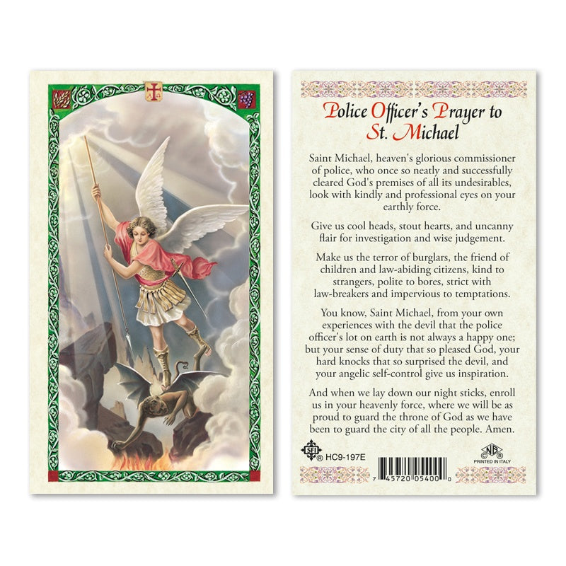 Laminated Saint Prayer Card