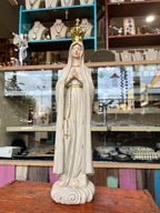 21" Our Lady of Fatima Vintage Inspired Statue