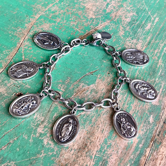 My Saints Charm Bracelet