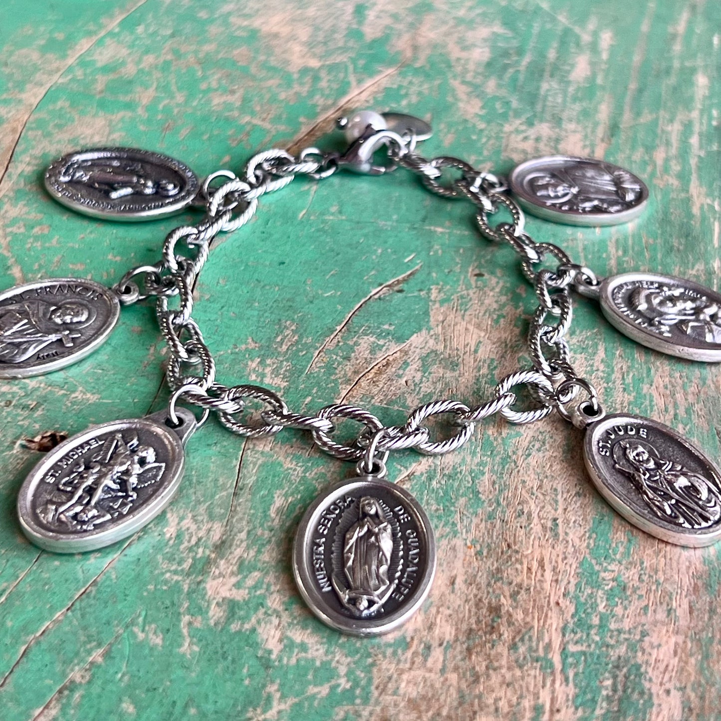 My Saints Charm Bracelet