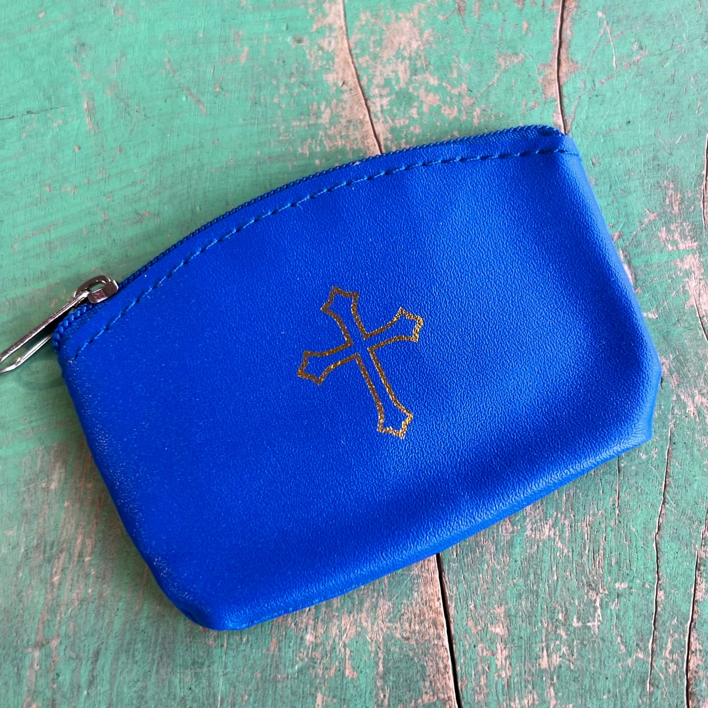 Vinyl Rosary Zipper Pouch