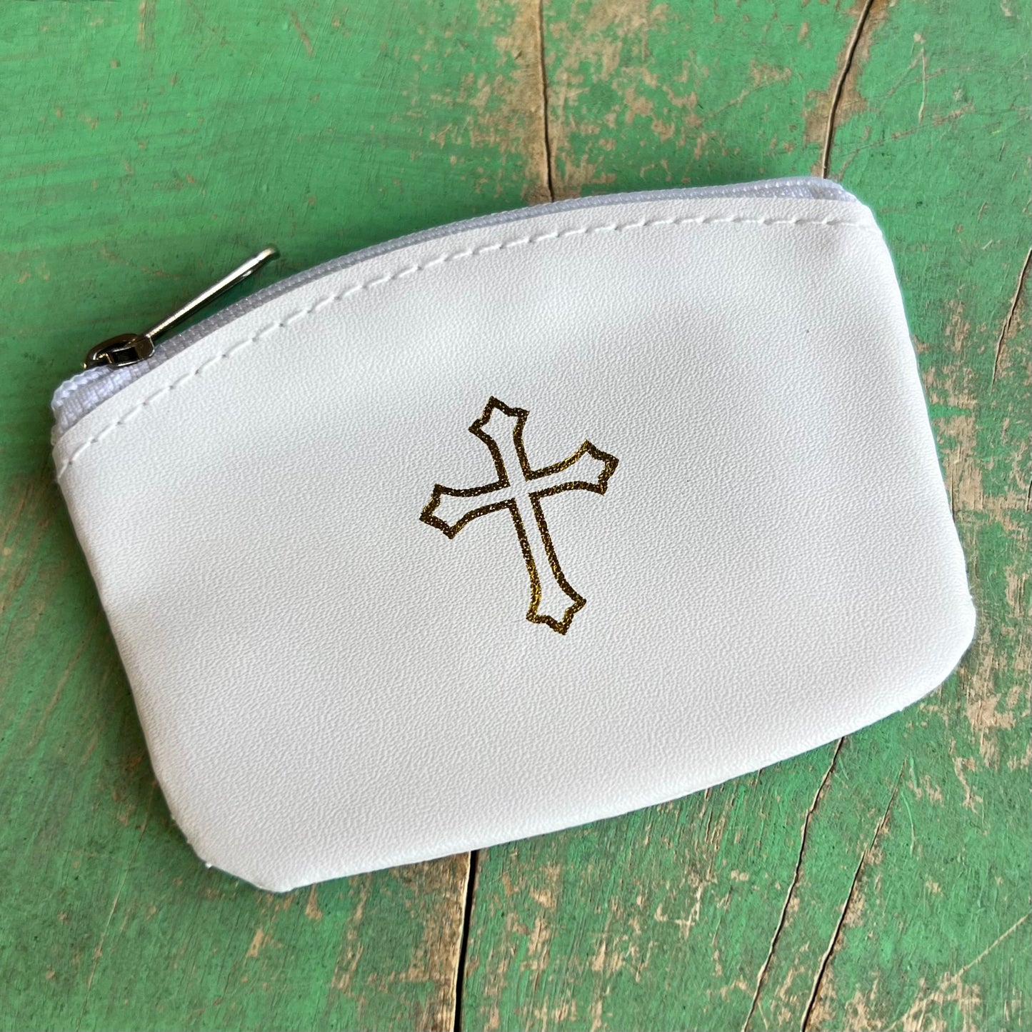 Vinyl Rosary Zipper Pouch