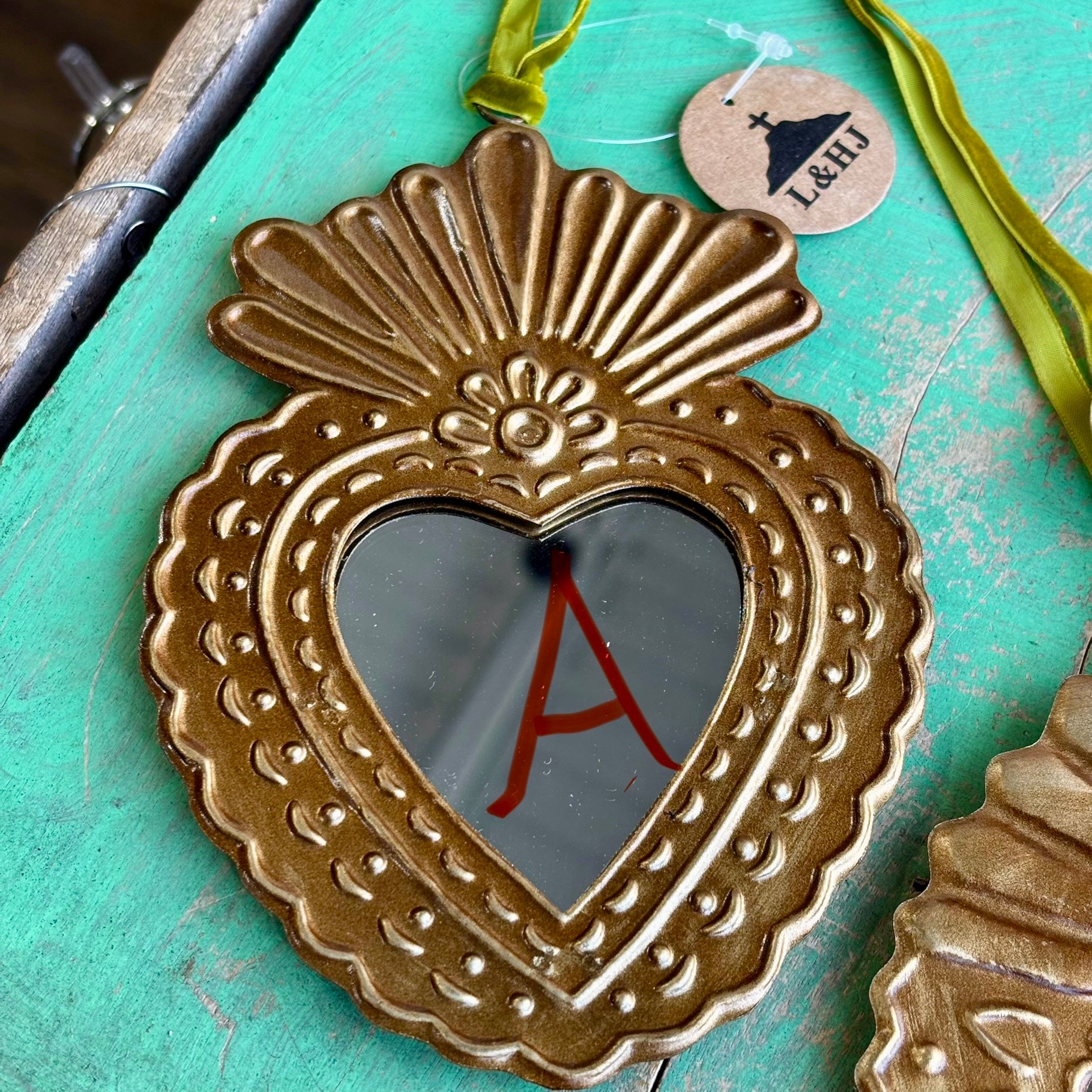 Small Mirrored Sacred Hearts